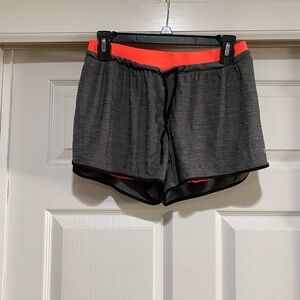 Layer 8 Women's Gray and Pink Athletic Shorts Size Small